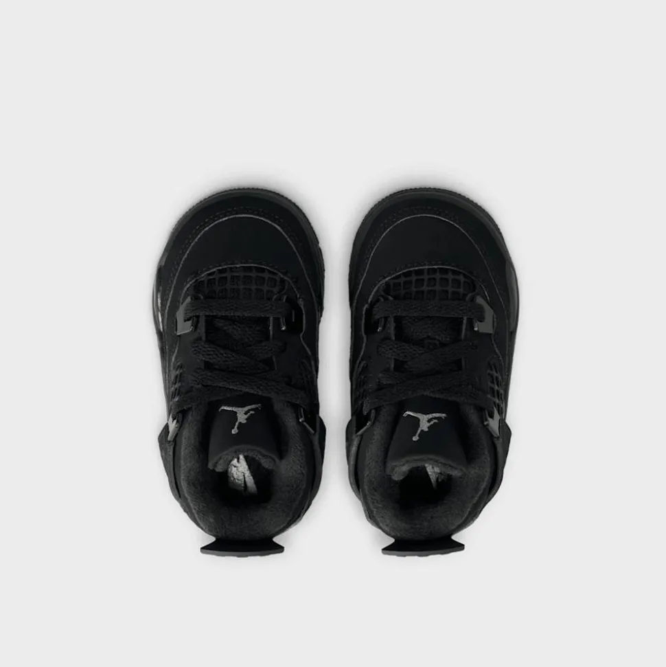 Air Jordan 4 Retro "Black Cat" Kleinkinder