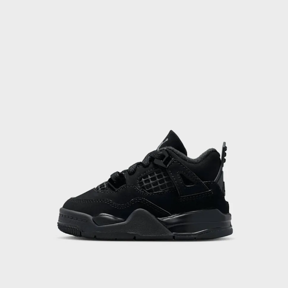 Air Jordan 4 Retro "Black Cat" Kleinkinder