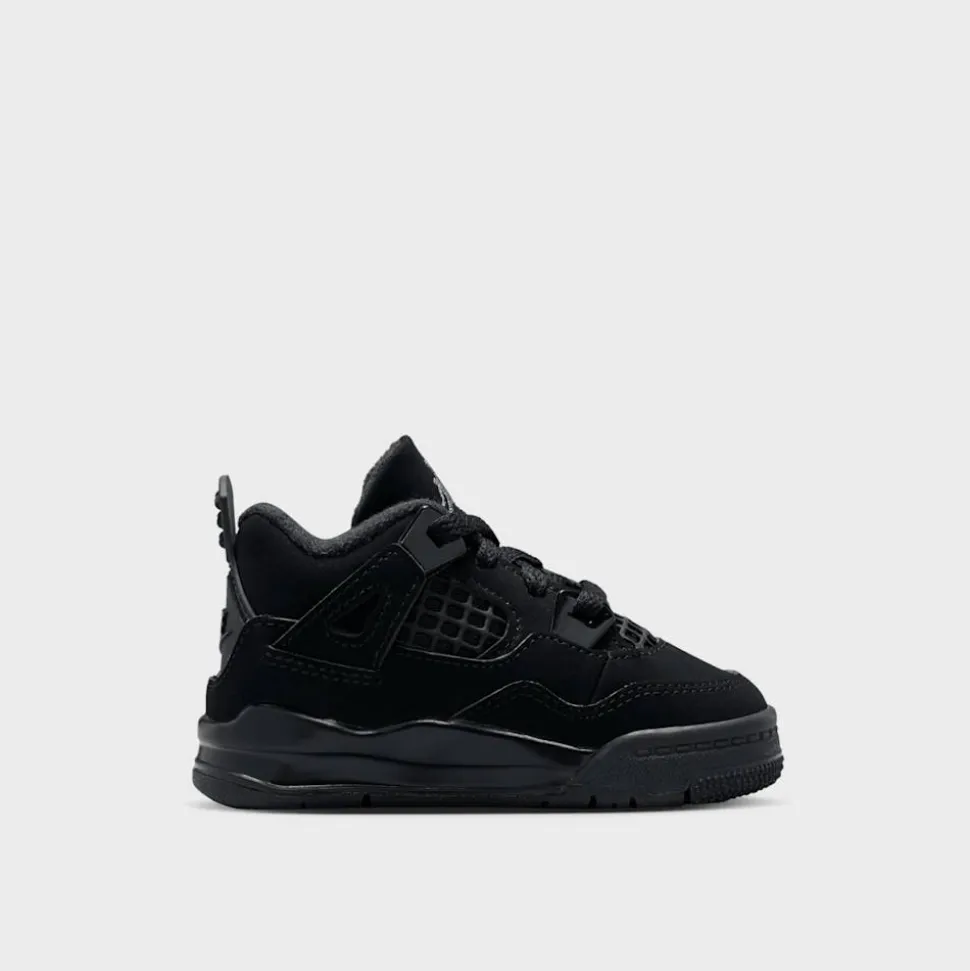 Air Jordan 4 Retro "Black Cat" Kleinkinder