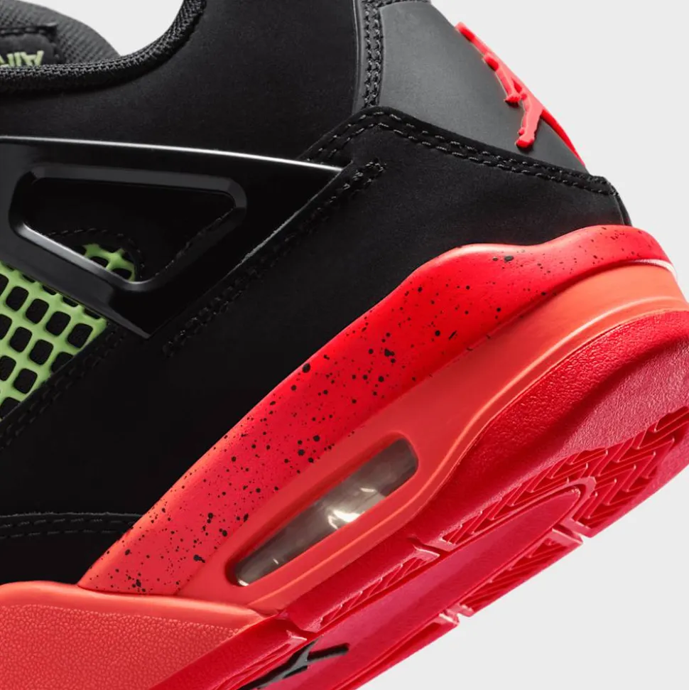 Air Jordan 4 Retro "Black & Infrared 23" (GS)