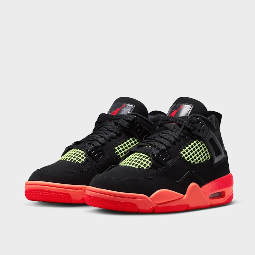 Air Jordan 4 Retro "Black & Infrared 23" (GS)