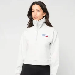 Athletics Premium Logo Oversized Half Zip