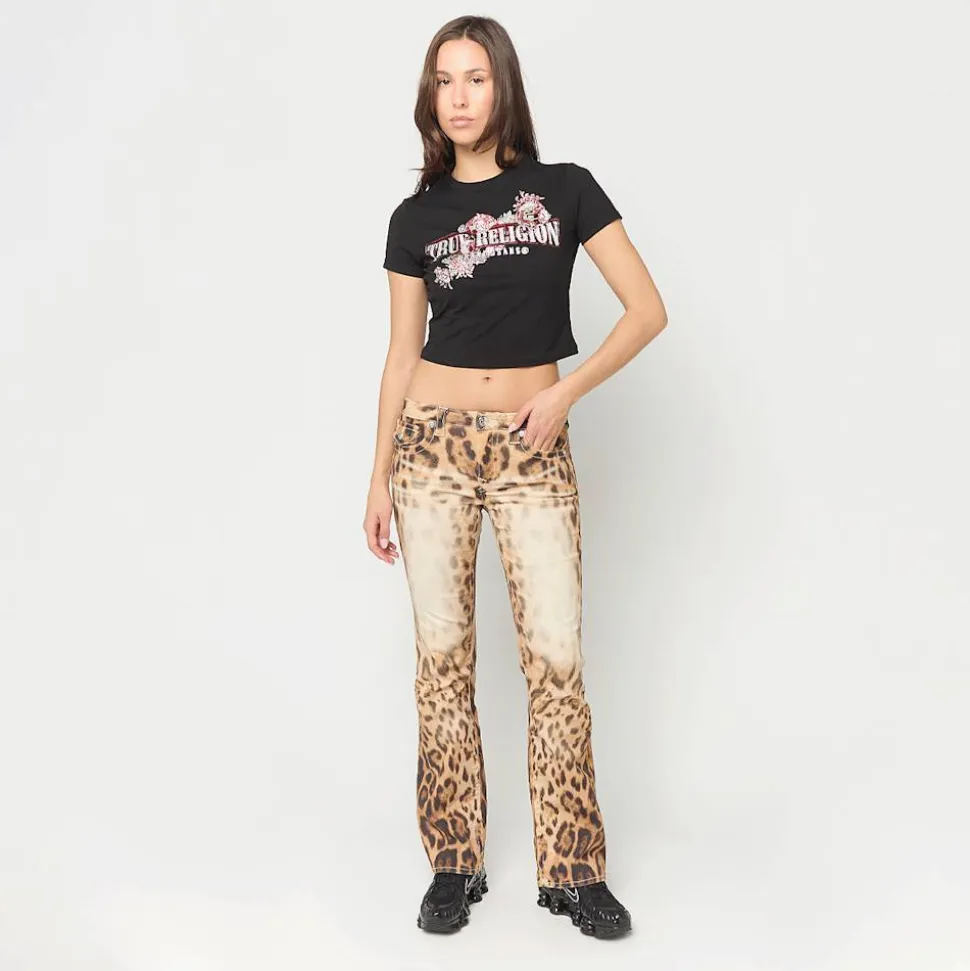 Becca Mid Rise Bootcut Flap