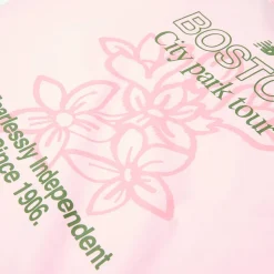Boston Floral Graphic Tee Light Raspberry