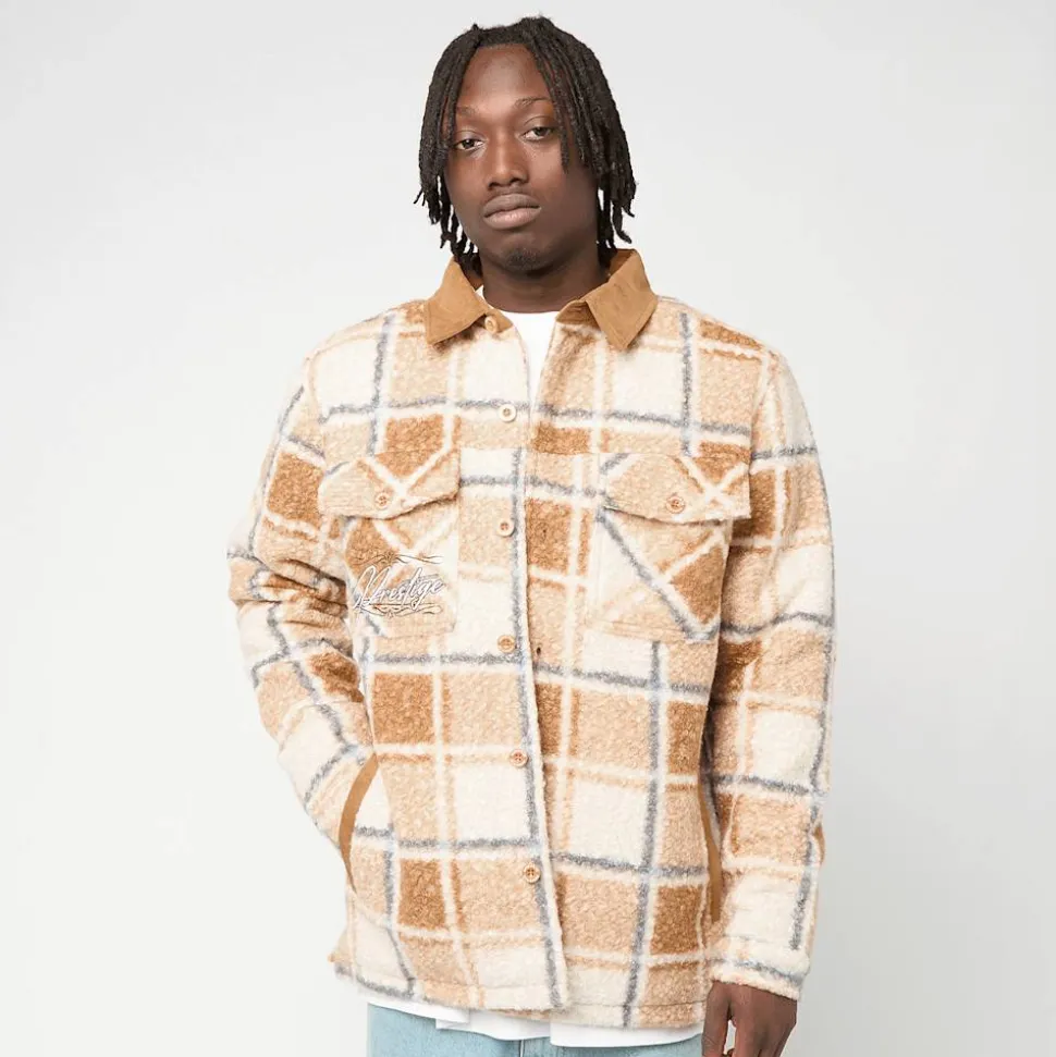 Boucle Plaid Woven Shirt
