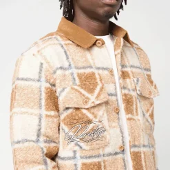 Boucle Plaid Woven Shirt