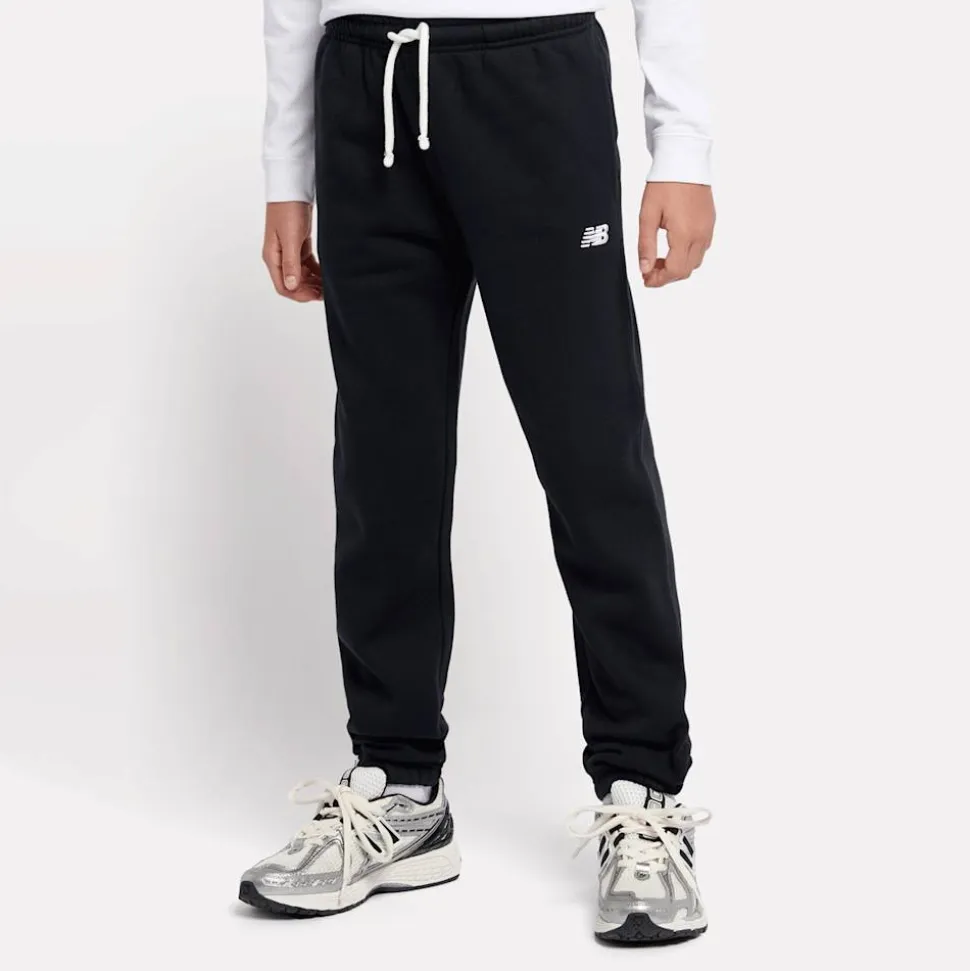 Boys Brush Back Small Logo Joggers