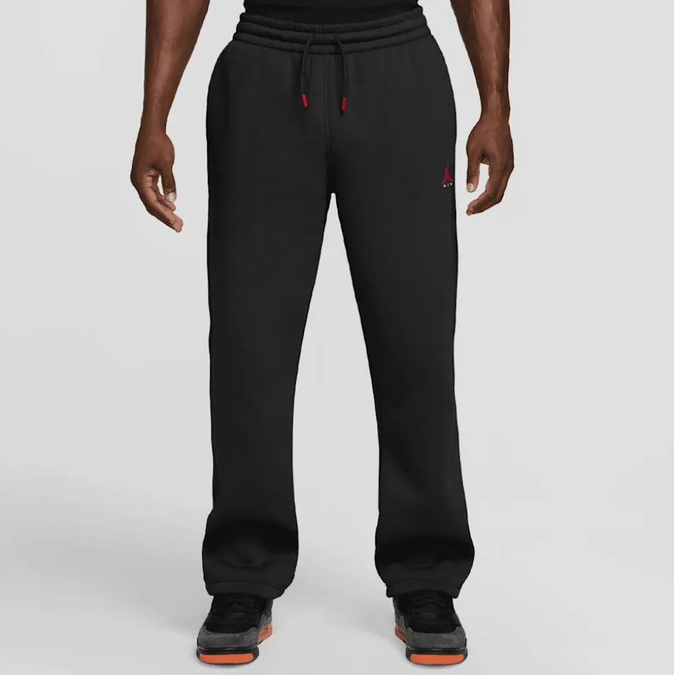 Brooklyn Statement Fleece Open-Hem Pants