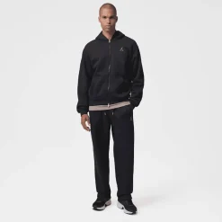 Brooklyn Statement Fleece Open-Hem Pants