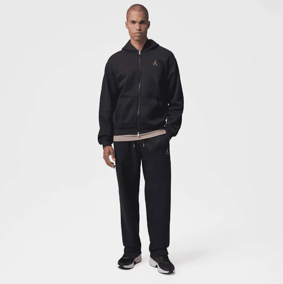 Brooklyn Statement Fleece Open-Hem Pants