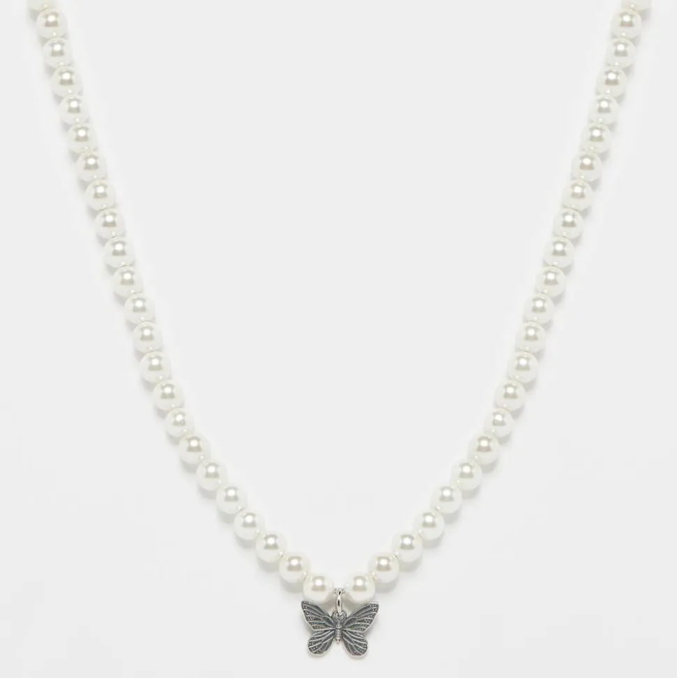 925 Butterfly Pearl Chain