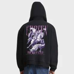 Chosen To Defent Fluffy Zip Hoody