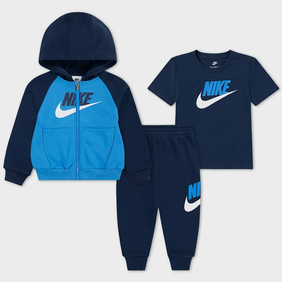 Color Blocked High-Brand-Read Jogger Set