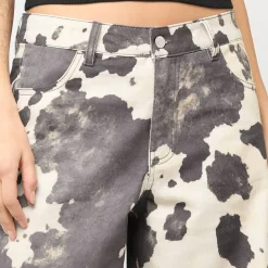 Cow Print Jorts