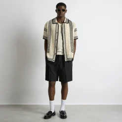 Crochet Bicolor Shirt