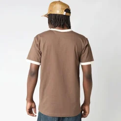 Cursive Varsity Regular Ringer T-Shirt