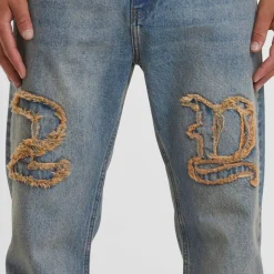 Durga Logo Straight Jeans