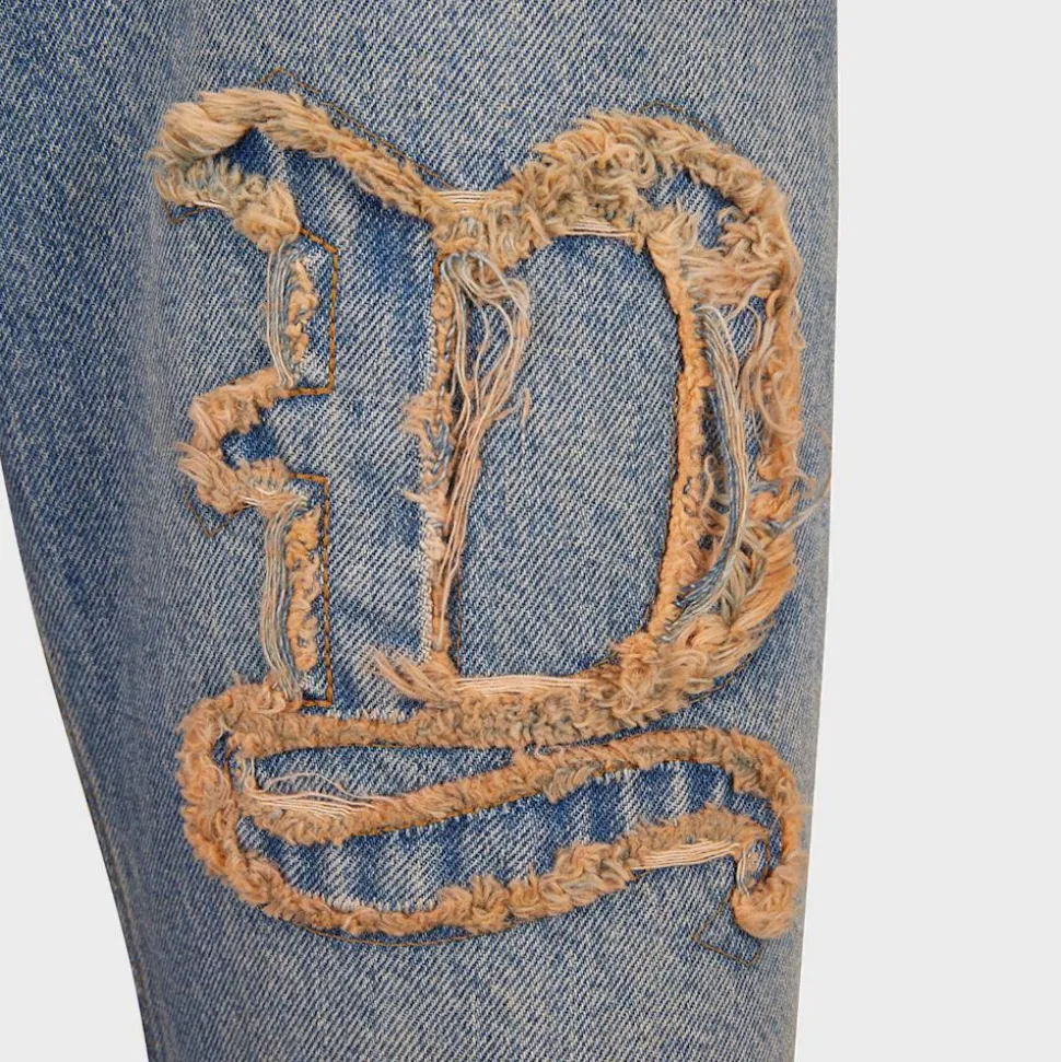 Durga Logo Straight Jeans