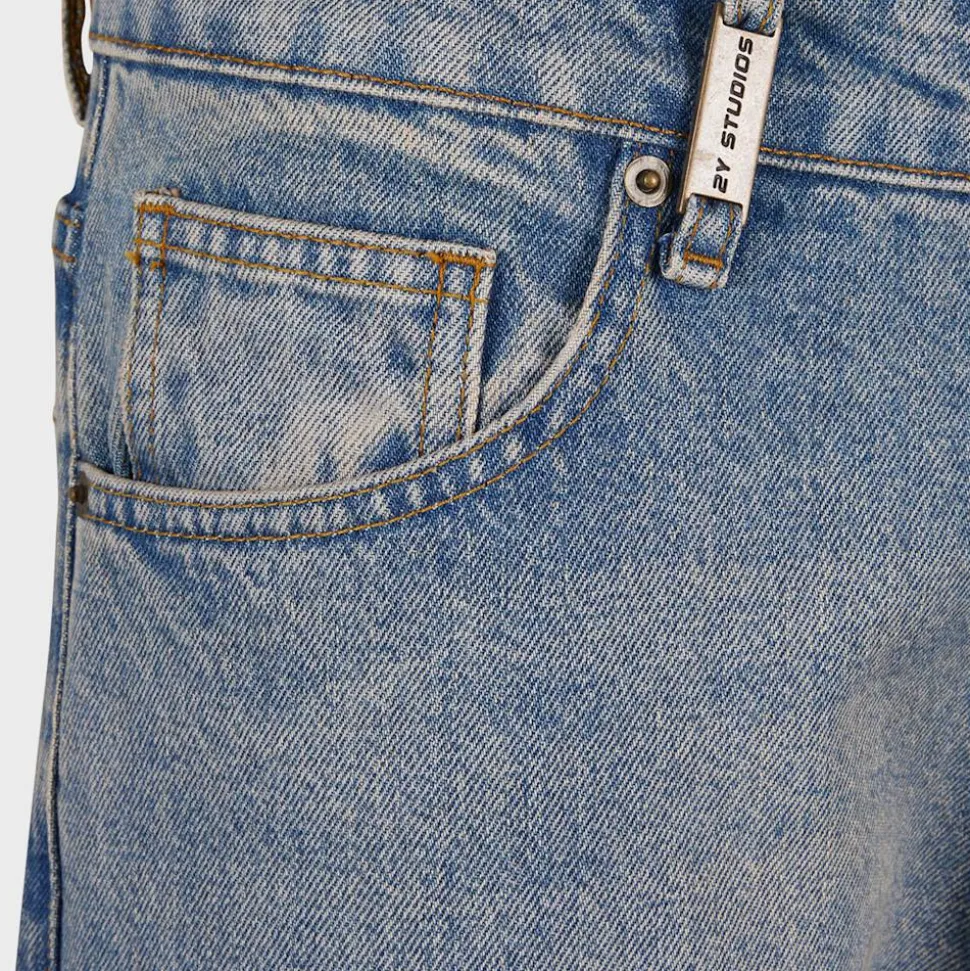 Durga Logo Straight Jeans
