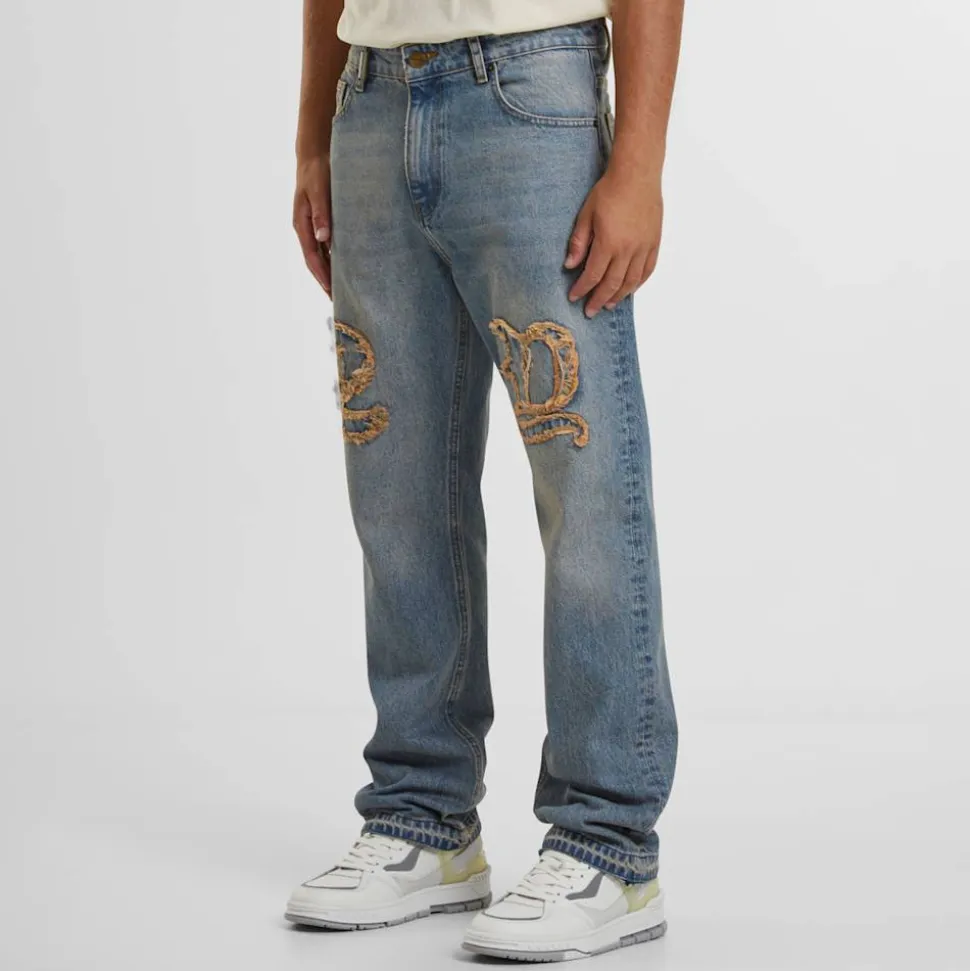 Durga Logo Straight Jeans