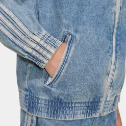 Firebird Loose Denim Track Top