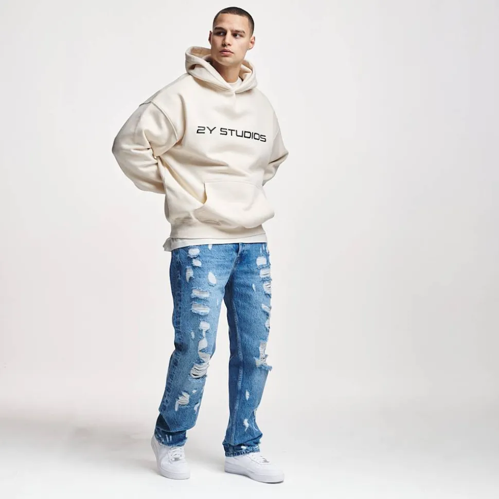 Firio Destroyed Straight Jeans