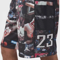 Flight Printed Cat Scratch Shorts
