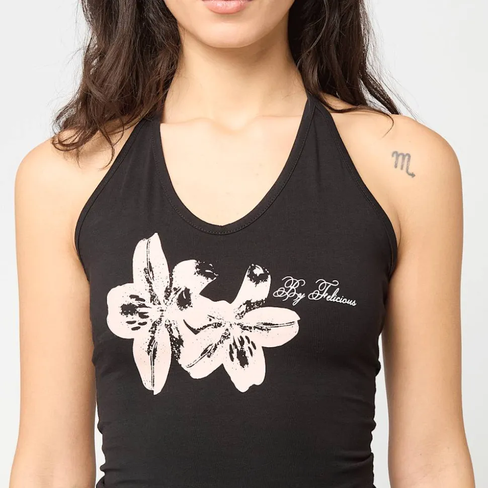 Flower Neckholder Top
