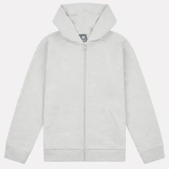 French Terry Small Logo Full Zip Hoodie