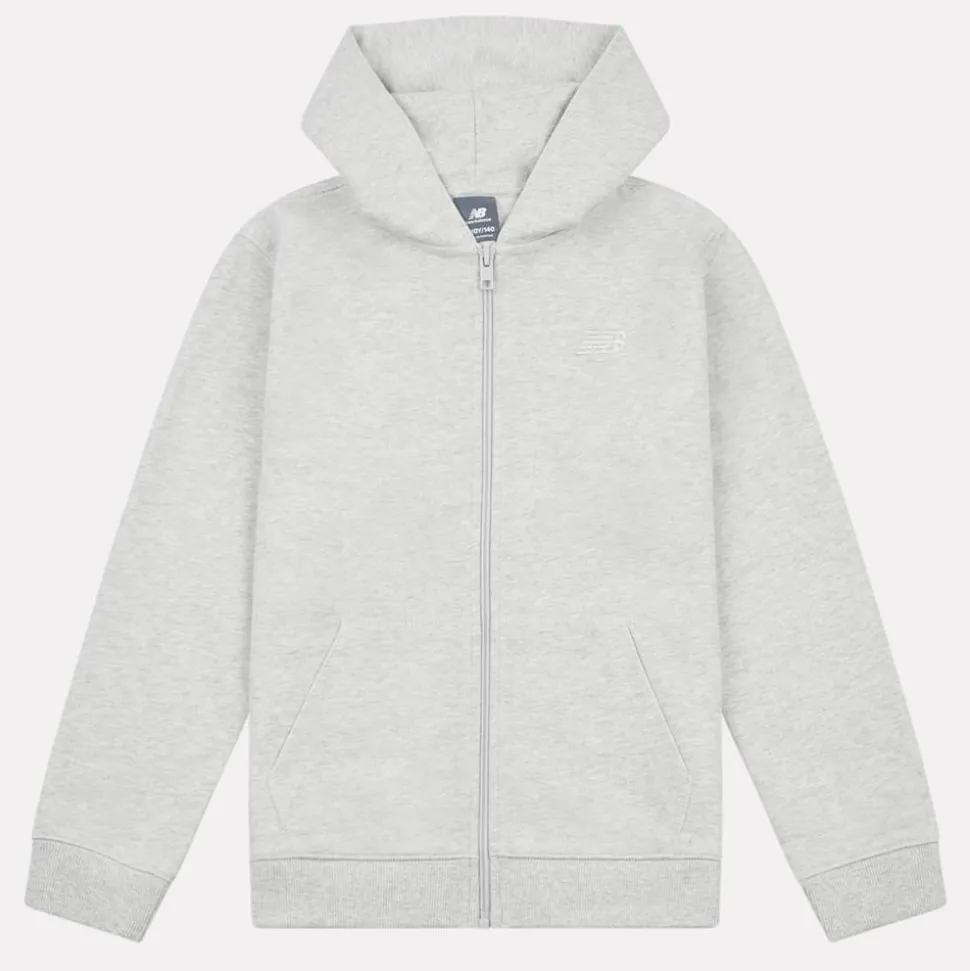 French Terry Small Logo Full Zip Hoodie