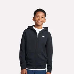 French Terry Small Logo Full Zip Hoodie