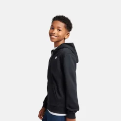 French Terry Small Logo Full Zip Hoodie