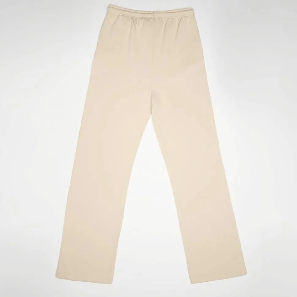 French-Terry Small Logo Wide Leg Jogger