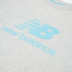French Terry Stacked Logo Crew & Jog Set