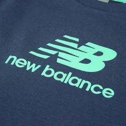 French Terry Stacked Logo Crew & Jog Set