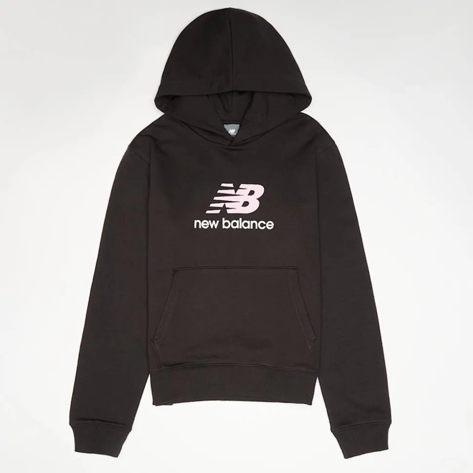 French Terry Stacked Logo Hoodie