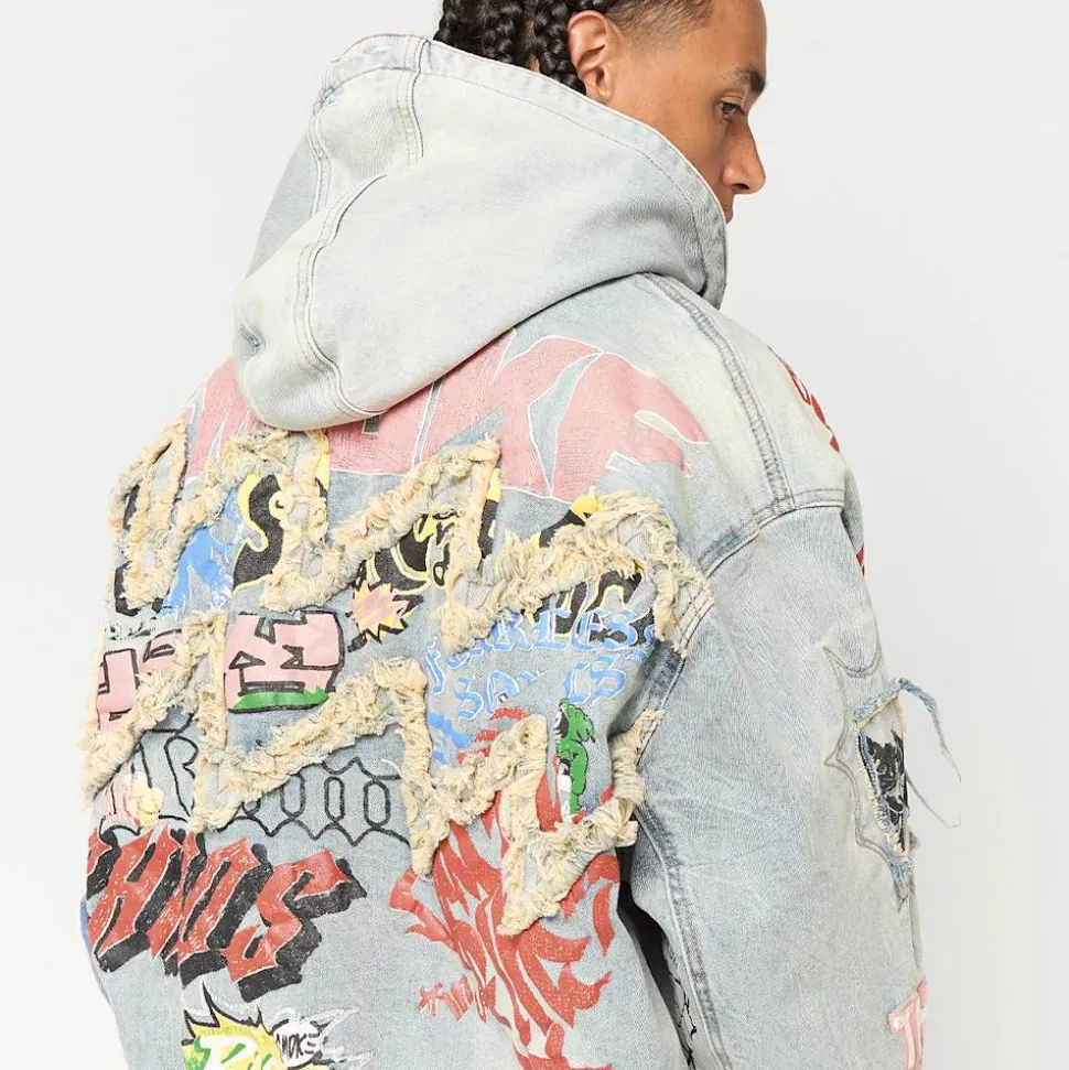 Graffiti Denim Jacket