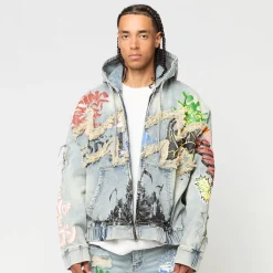Graffiti Denim Jacket