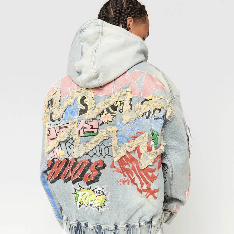 Graffiti Denim Jacket