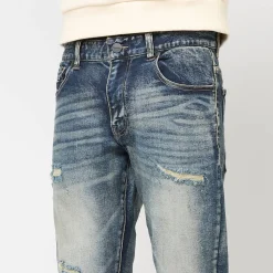 Heavy Whisker Effect Jeans