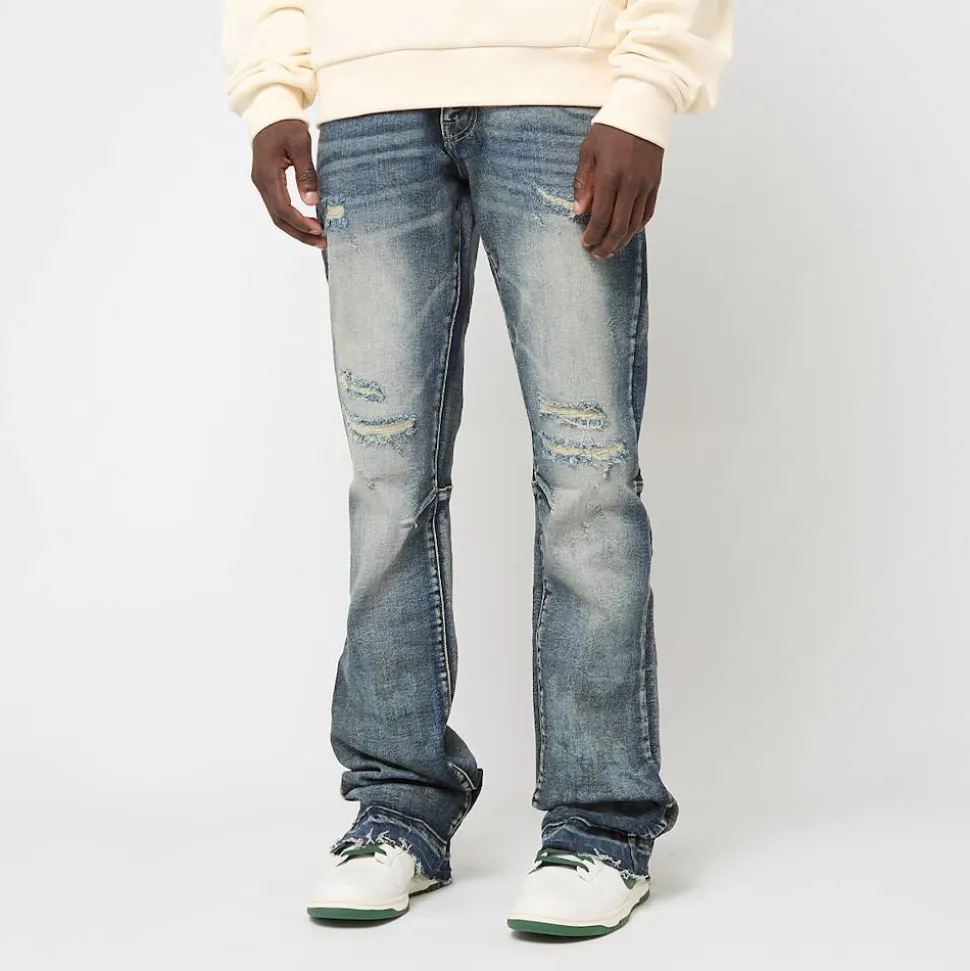 Heavy Whisker Effect Jeans