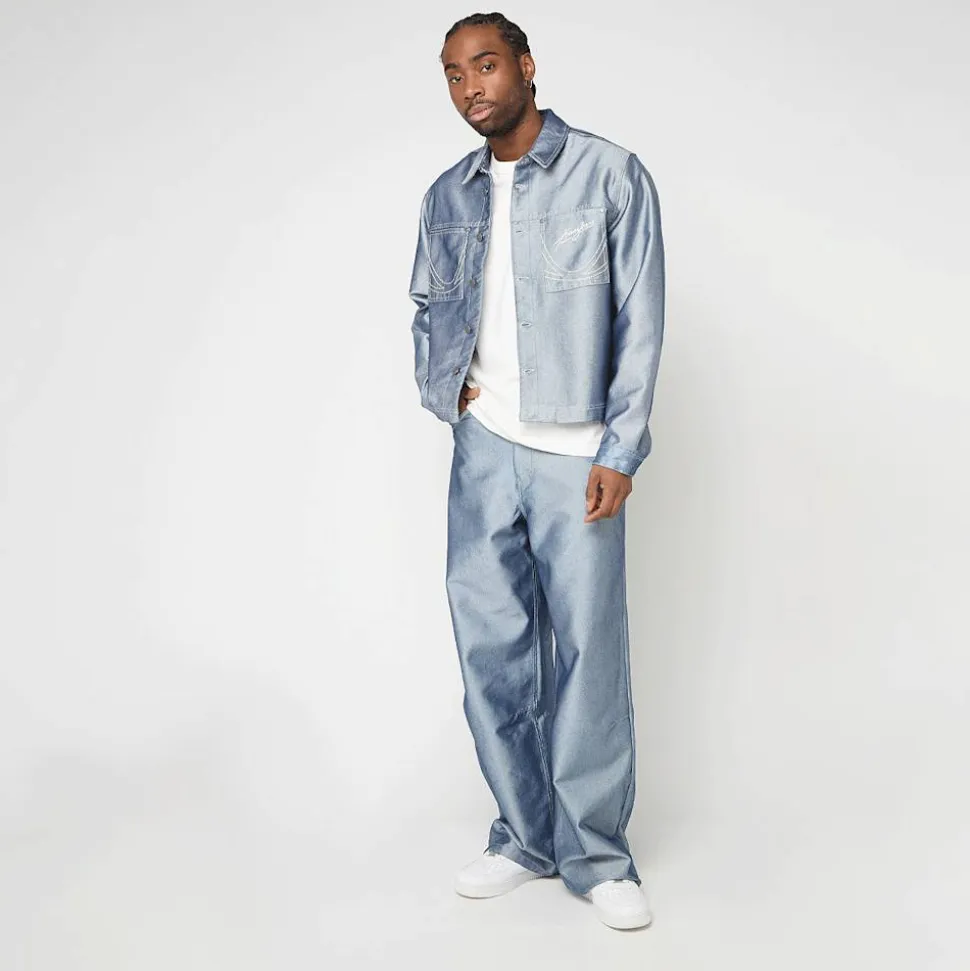Jeans Cropped Silver Denim Jacket