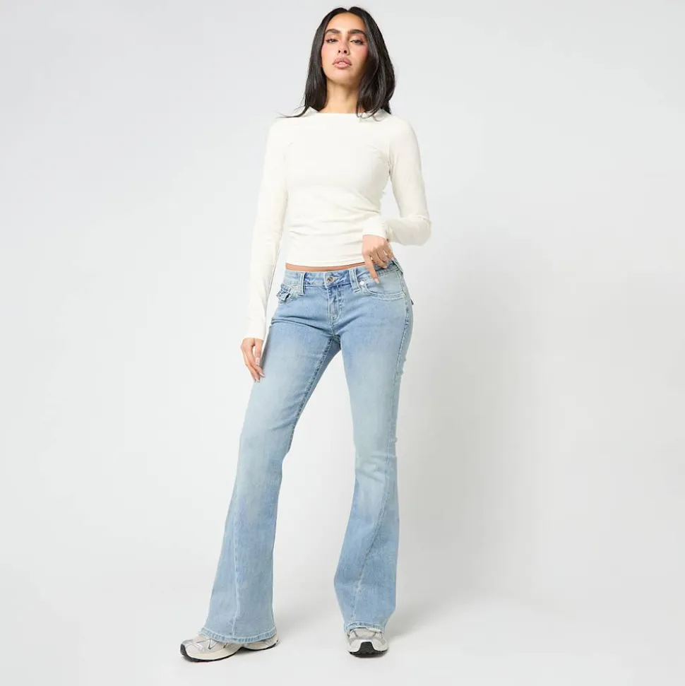 Joey Low Rise Flare Flap