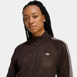 Knitted Crochet Firebird Track Top