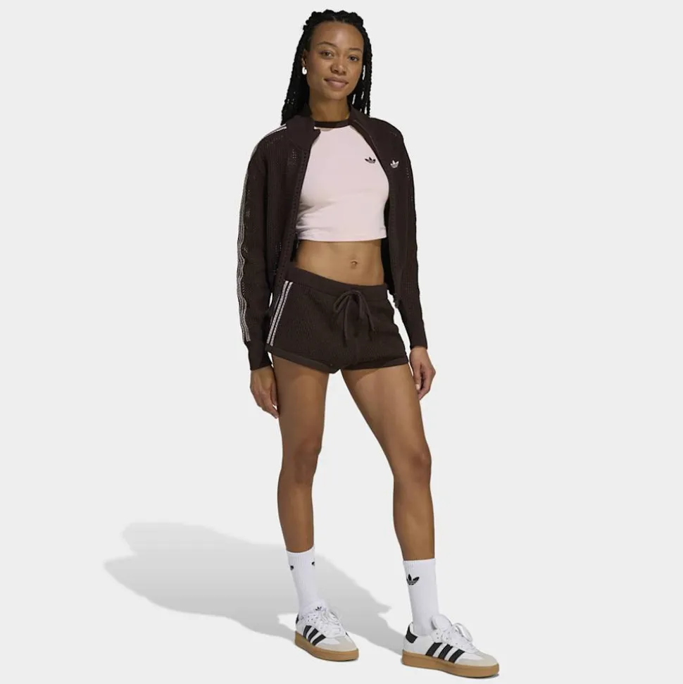 Knitted Crochet Firebird Track Top