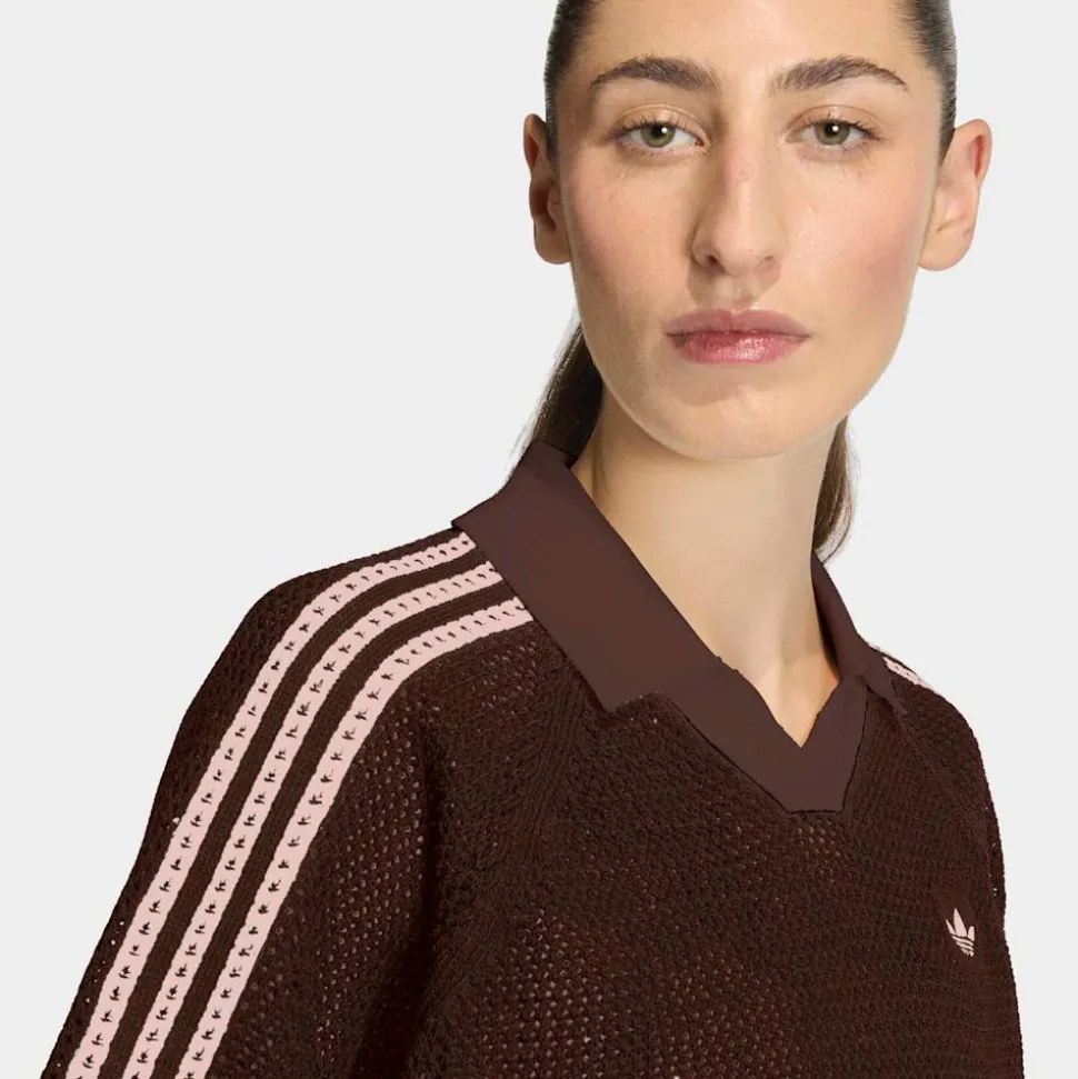 Knitted Crochet Polo
