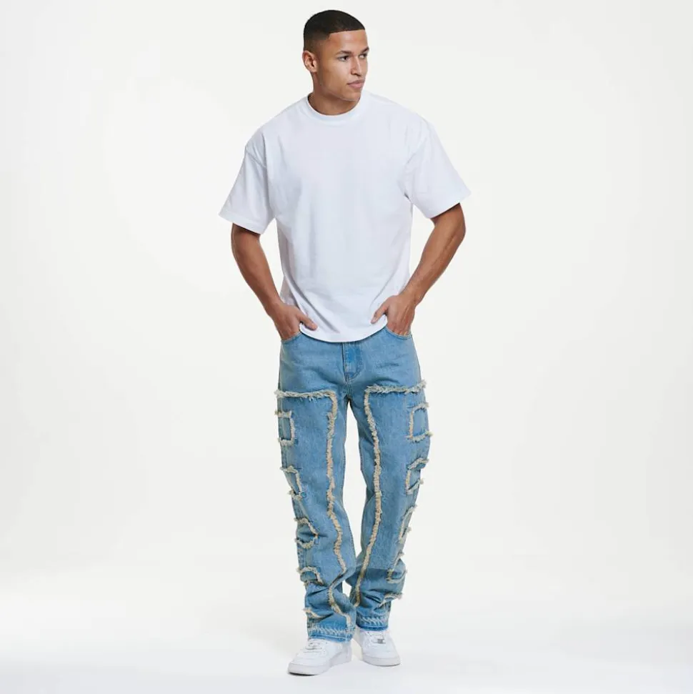 Kosa Destroyed Straight Jeans