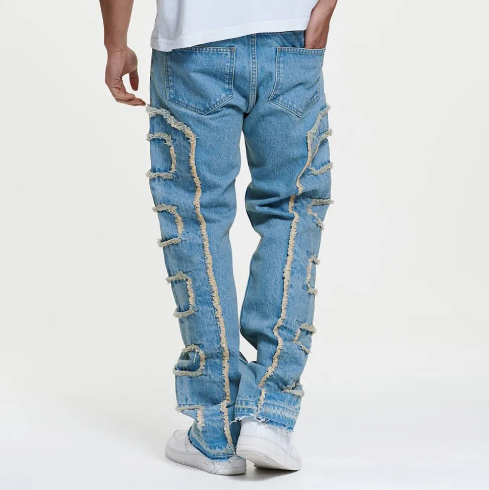 Kosa Destroyed Straight Jeans