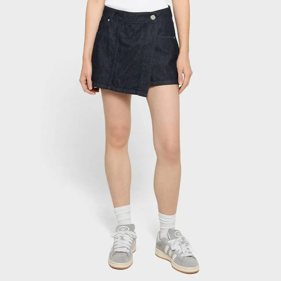 Ladies Light Denim Skort