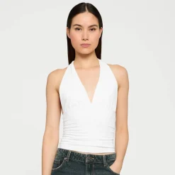 Ladies Polyamide Jersey Neckholder Top